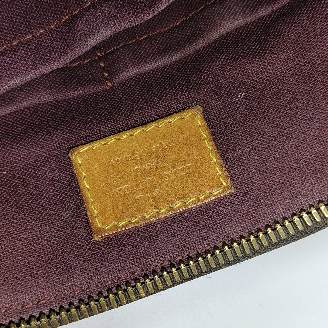 TURENNE Monogram Coated Canvas Brown