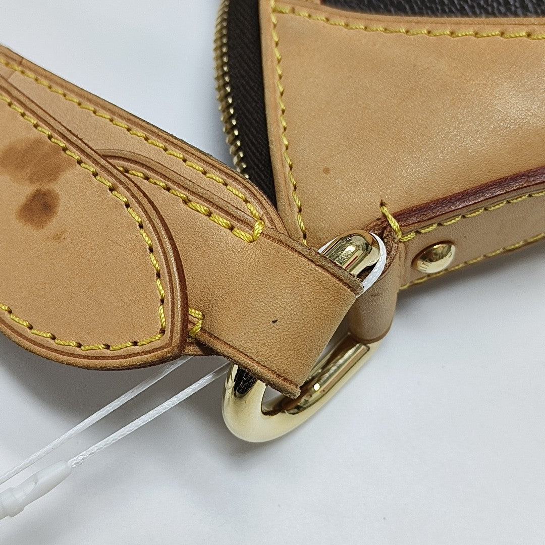 GALLIERA Monogram Coated Canvas Brown