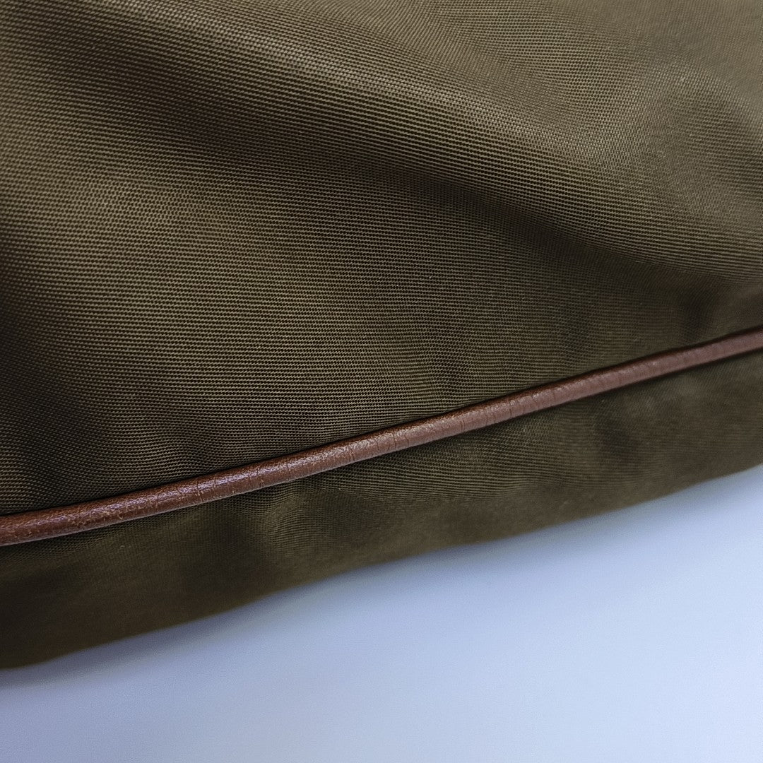 Nylon Shoulder Bag Green