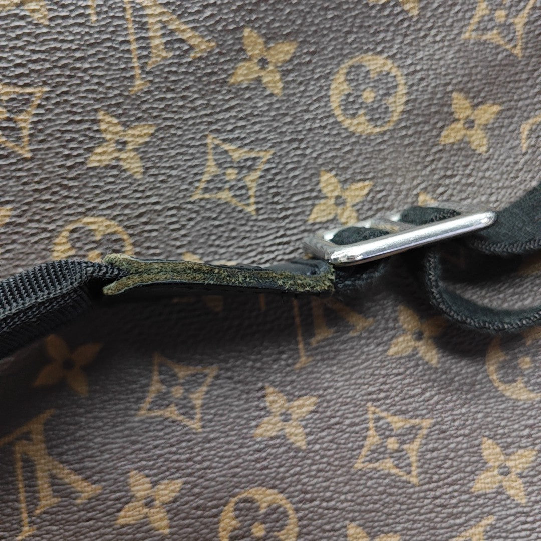 CHRISTOPHER MM Monogram Coated Canvas Brown