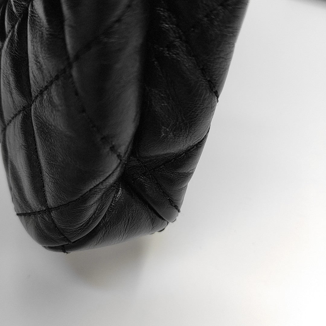 TRENDY CC Quilted Calfskin Black