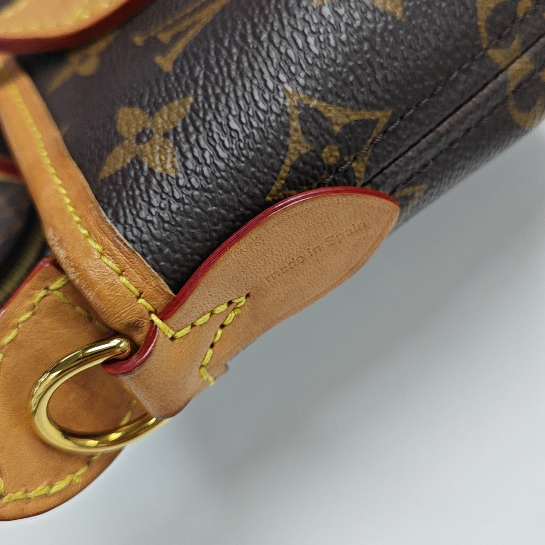 NEVERFULL BB Monogram Coated Canvas Brown