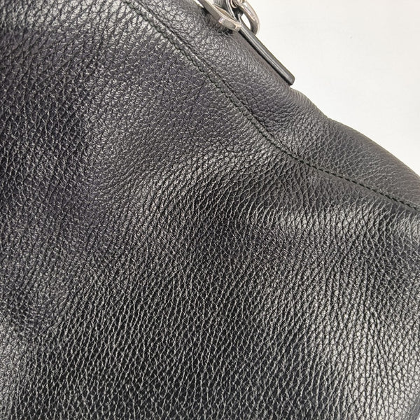 Calfskin Shoulder Bag Black