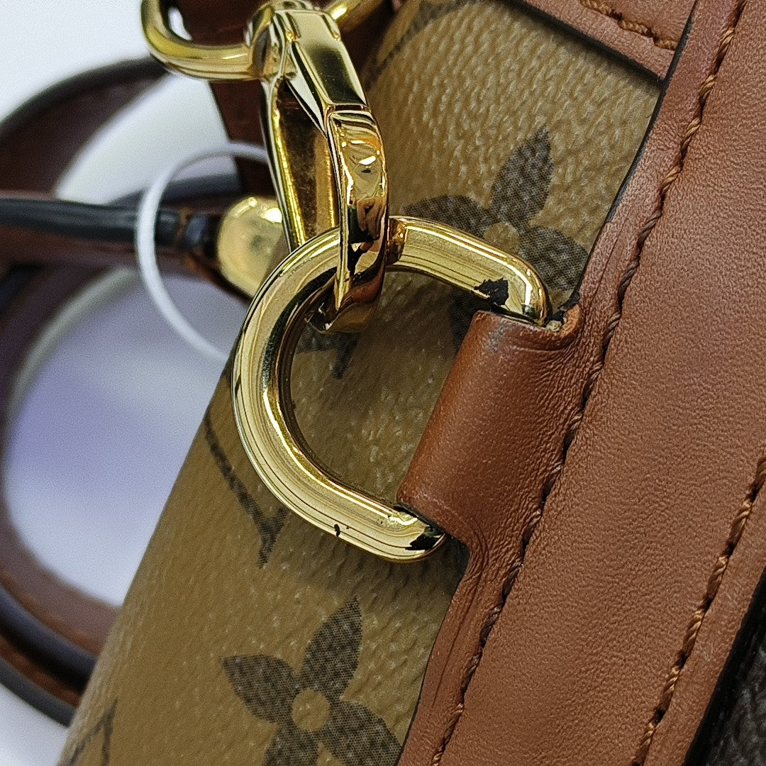 SPEEDY Nano Monogram lona revestida marrón