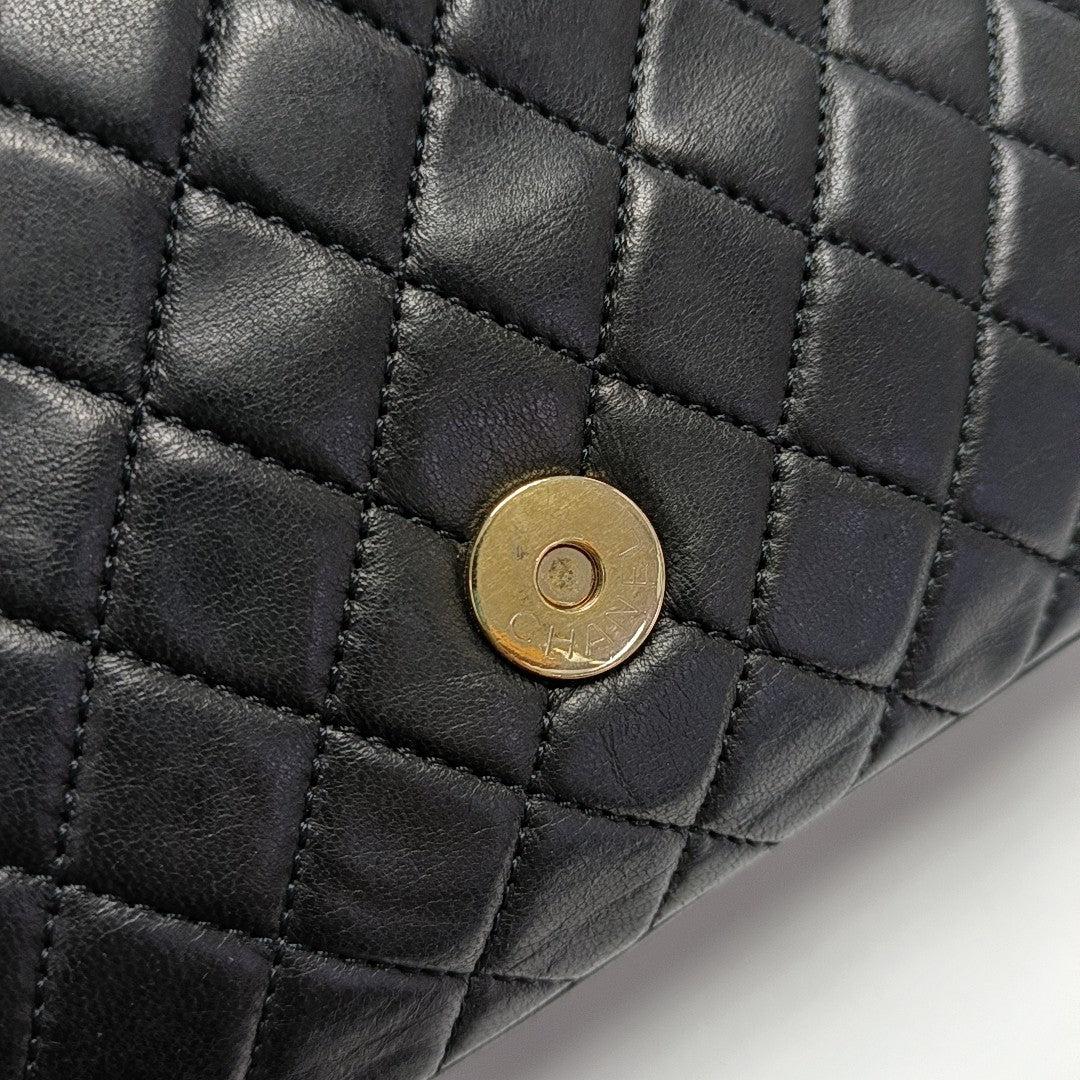 Westminster Medium Quilted Lambskin Black
