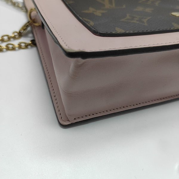 FLORE Monogram Coated Canvas Brown