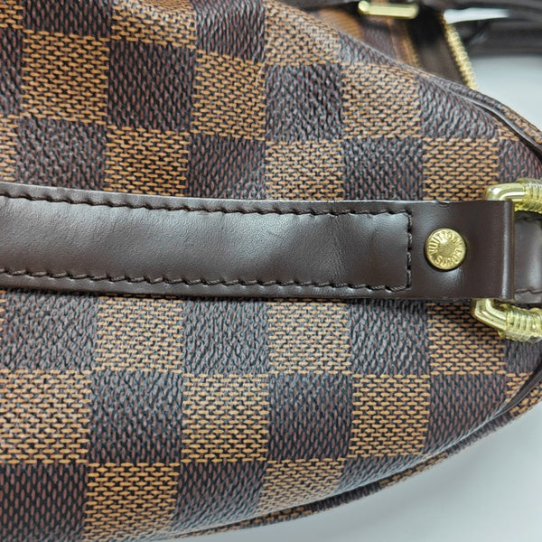 SPEEDY 25 Damier Ebene Coated Canvas Brown