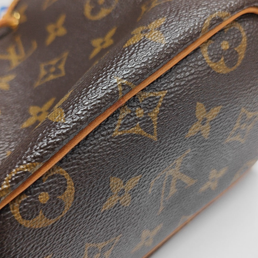 NÉONOÉ Nano Monogram Coated Canvas Brown