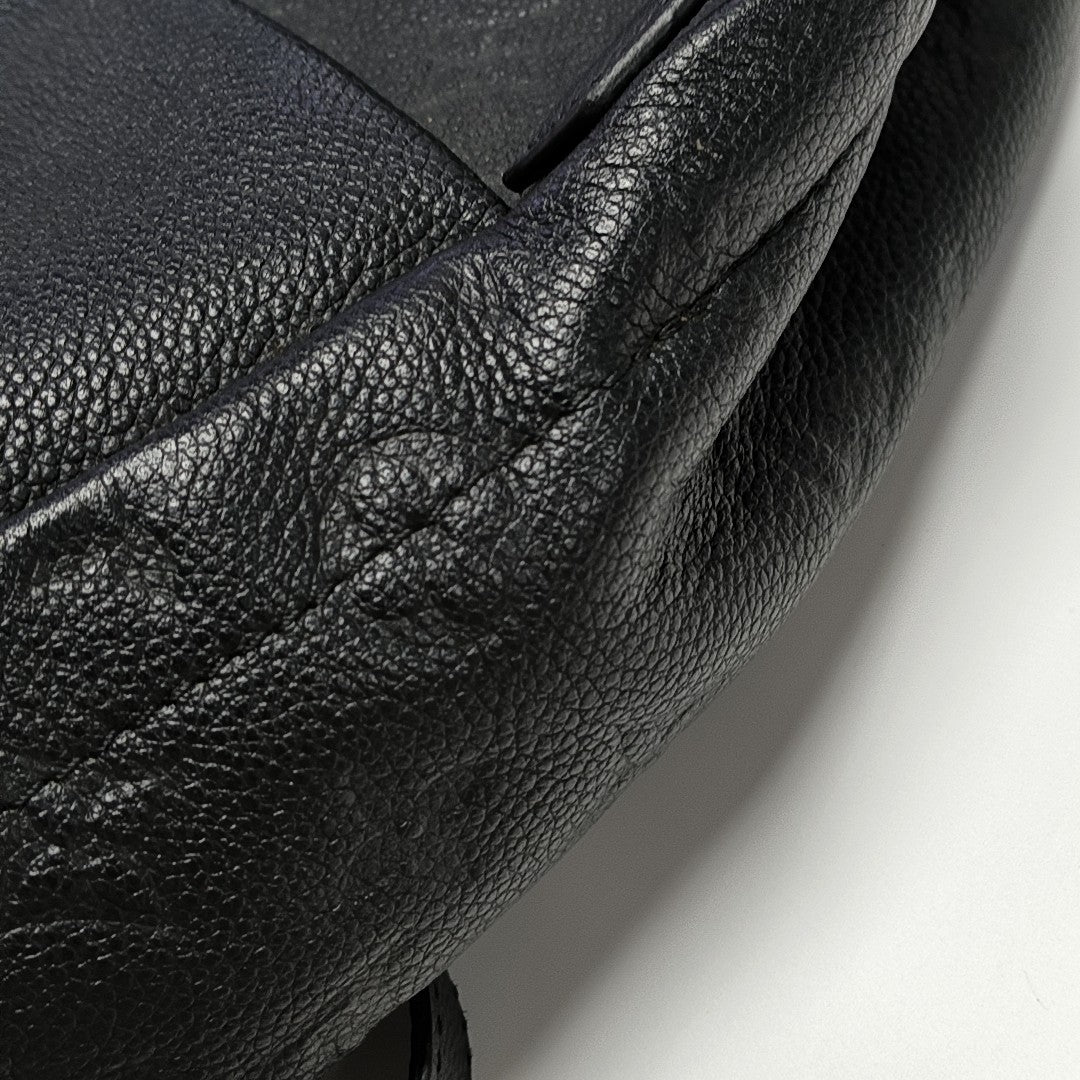 SORBONNE Monogram Calfskin Black