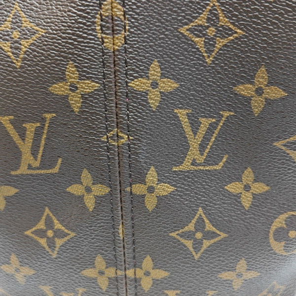 NEVERFULL MM Monogram Coated Canvas Brown