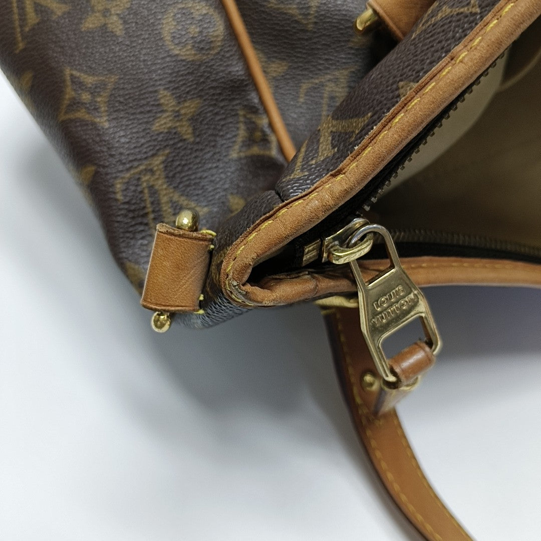 ESTRELA MM Monogram Coated Canvas Brown