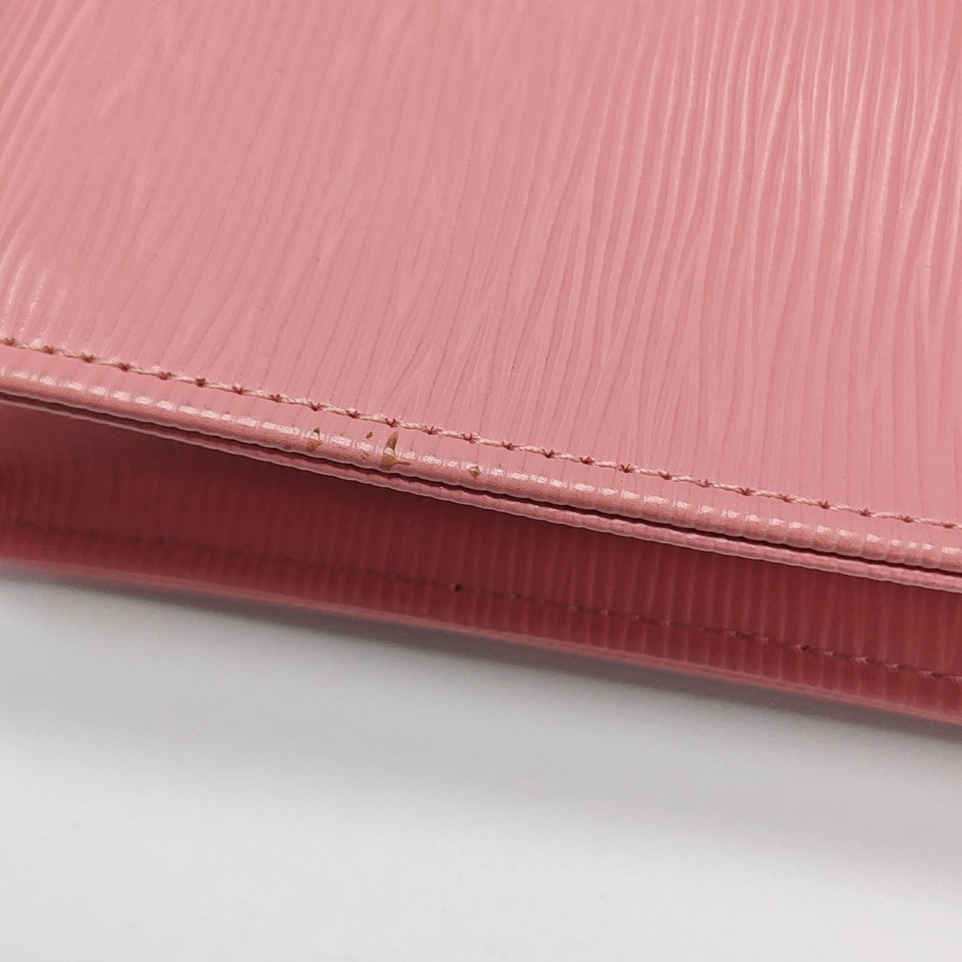 Leather Clutch Pink