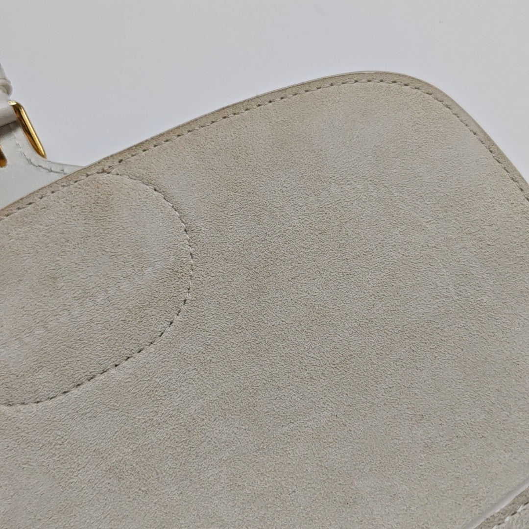 Bobby Medium Calfskin White