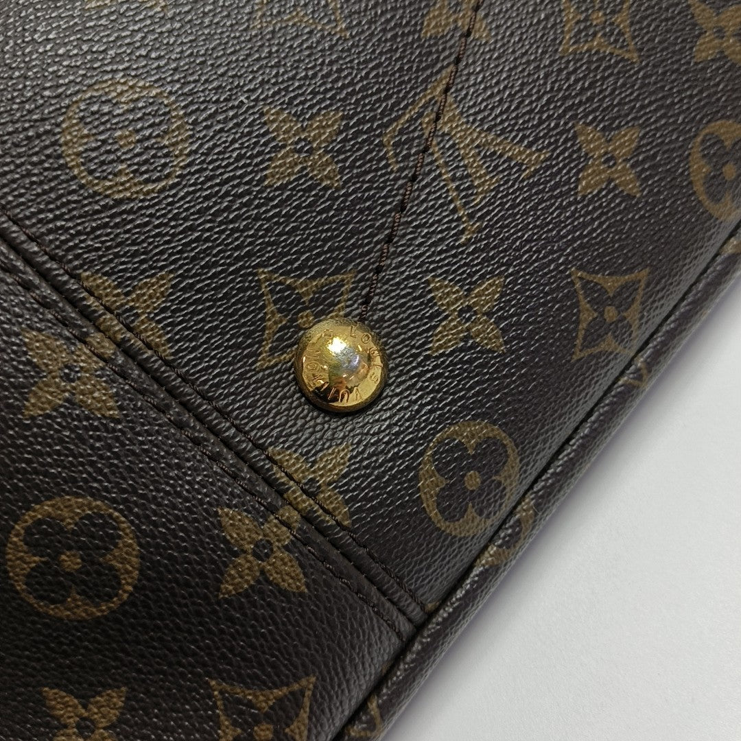 ARTSY MM Monogram Coated Canvas Brown