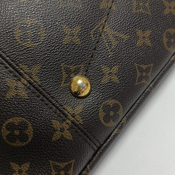 ARTSY MM Monogram Coated Canvas Brown