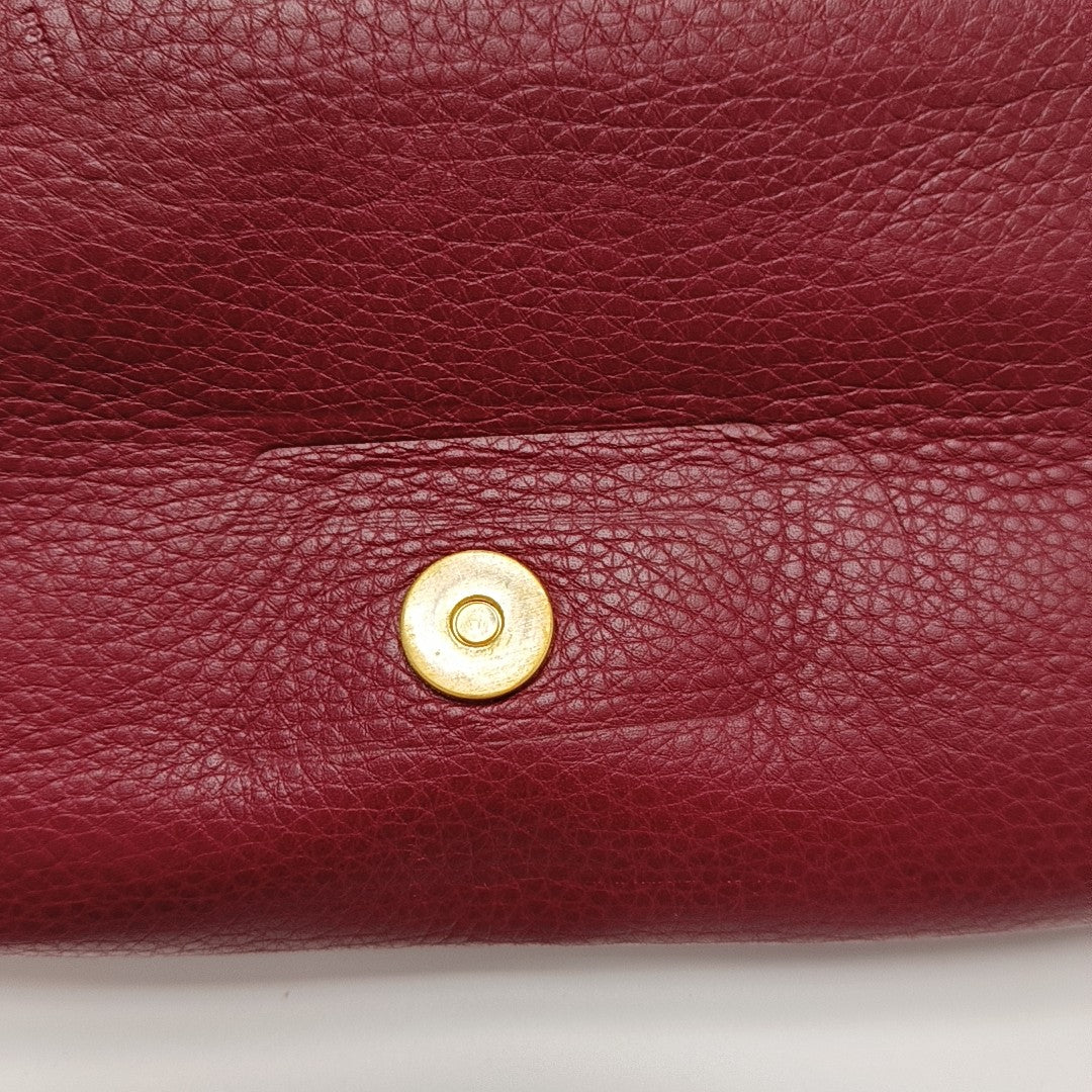 Calfskin Crossbody Bag Red
