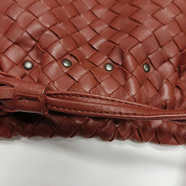 Lambskin Bucket Bag Red