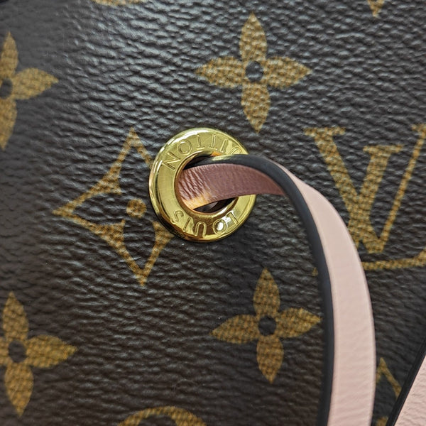 NÉONOÉ MM Monogram Coated Canvas Brown