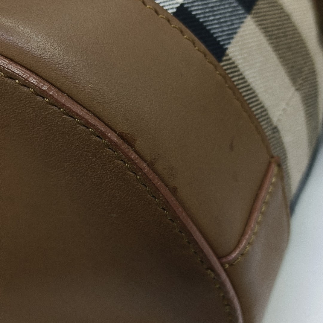 Suede Bucket Bag Brown