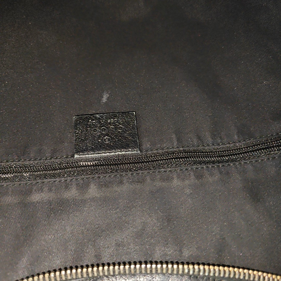 Abbey Monogram Canvas Black