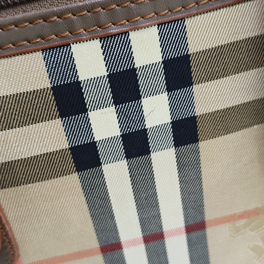 Canvas Shoulder Bag Brown