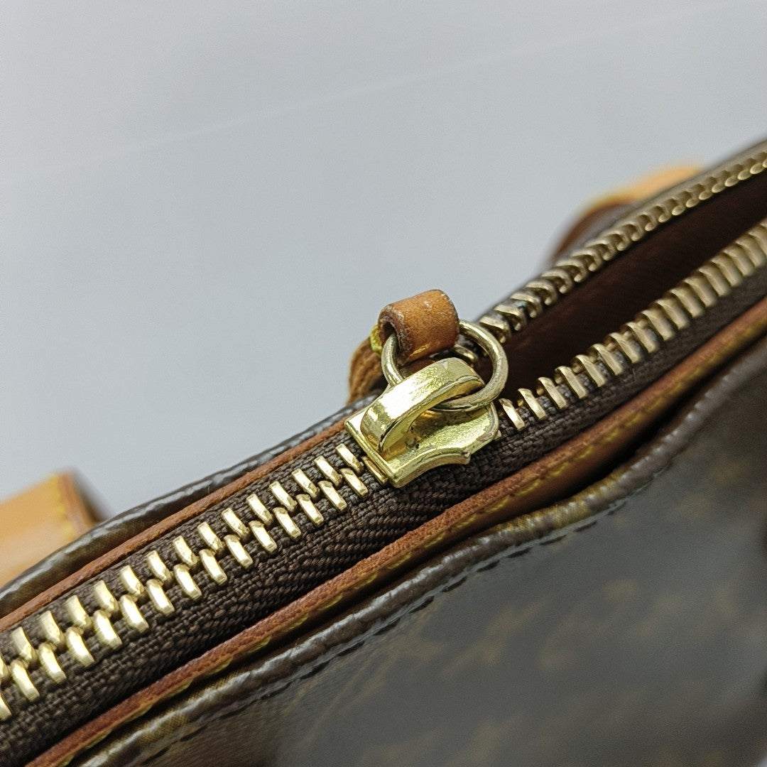 POPINCOURT Monogram Coated Canvas Brown