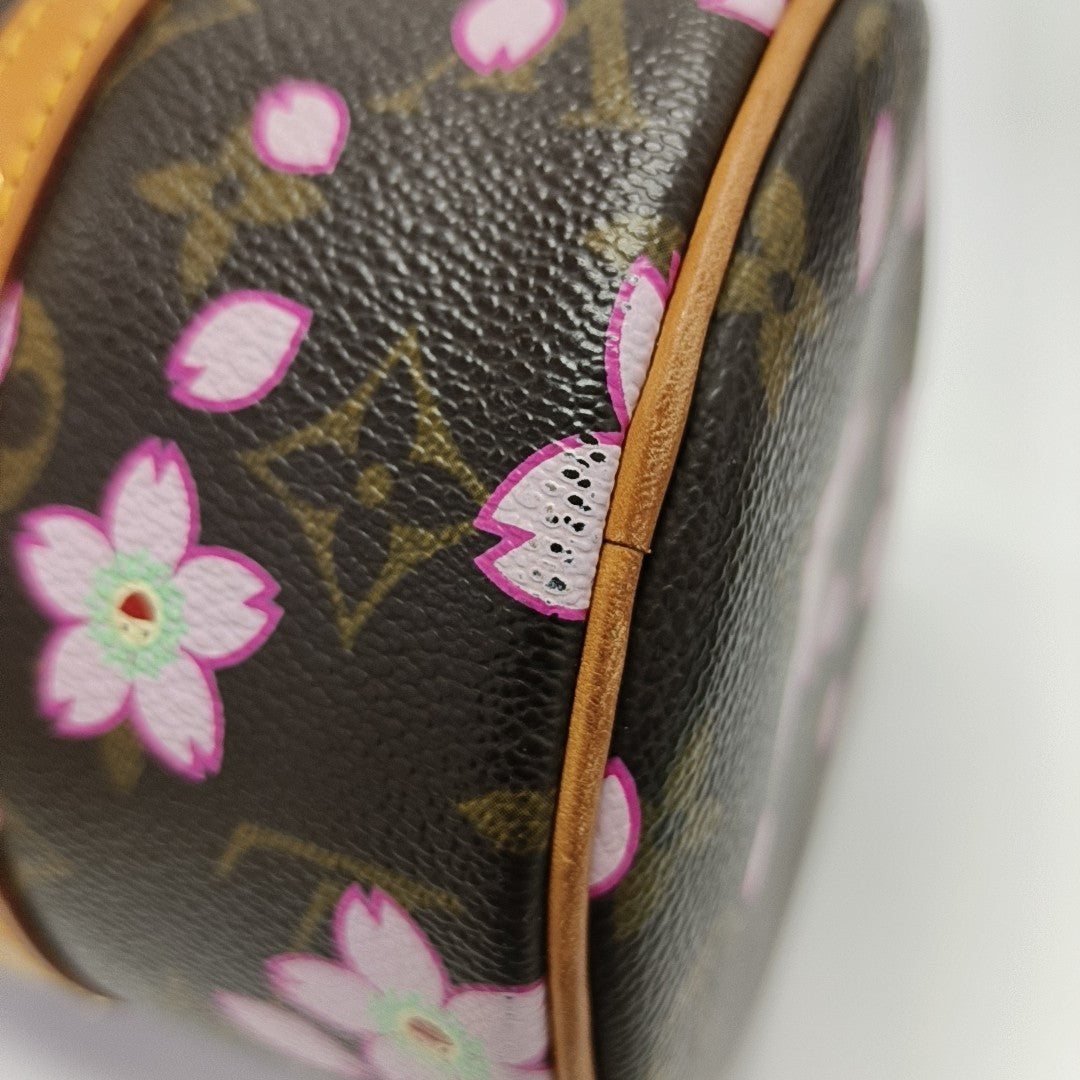 PAPILLON GM Monogram Coated Canvas Brown