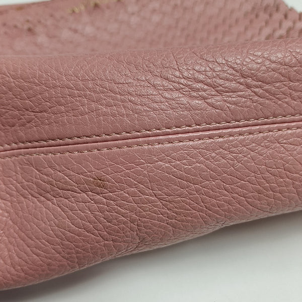 Calfskin Crossbody Bag Pink