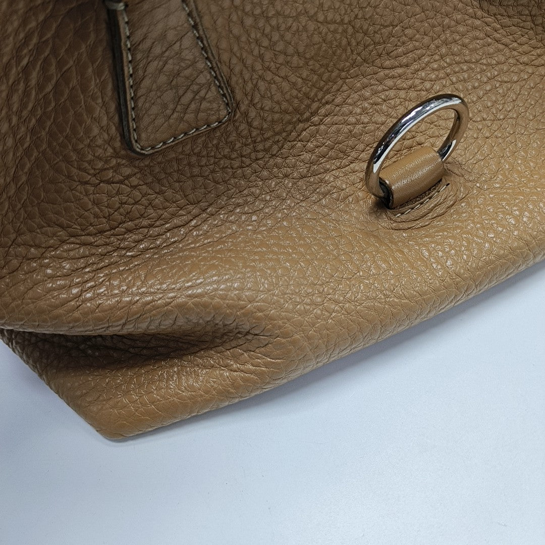 Calfskin Tote Bag Brown