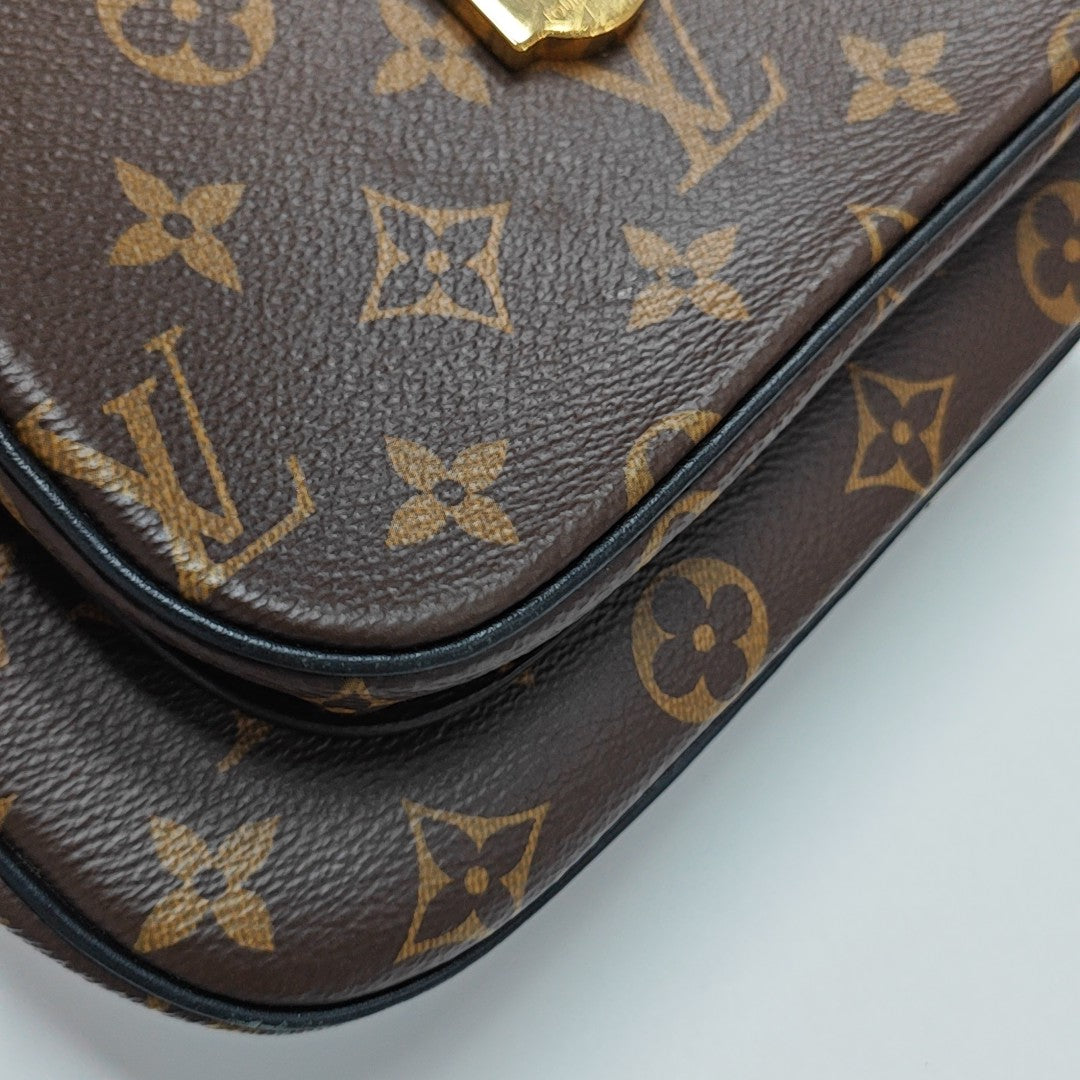 PASSY Monogram Coated Canvas Brown