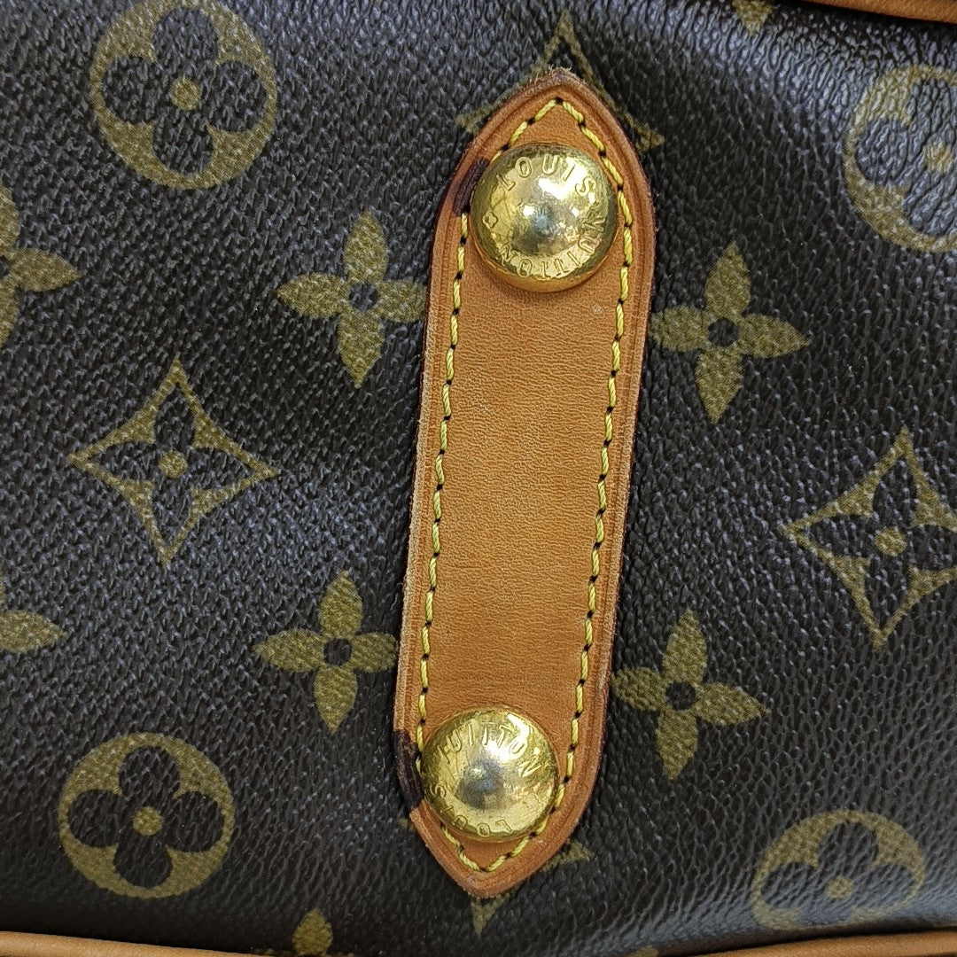 GALLIERA Monogram Coated Canvas Brown