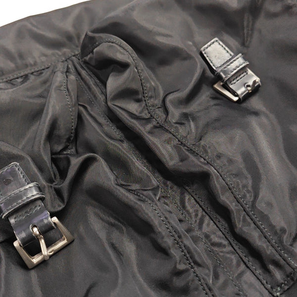 Nylon Shoulder Bag Black