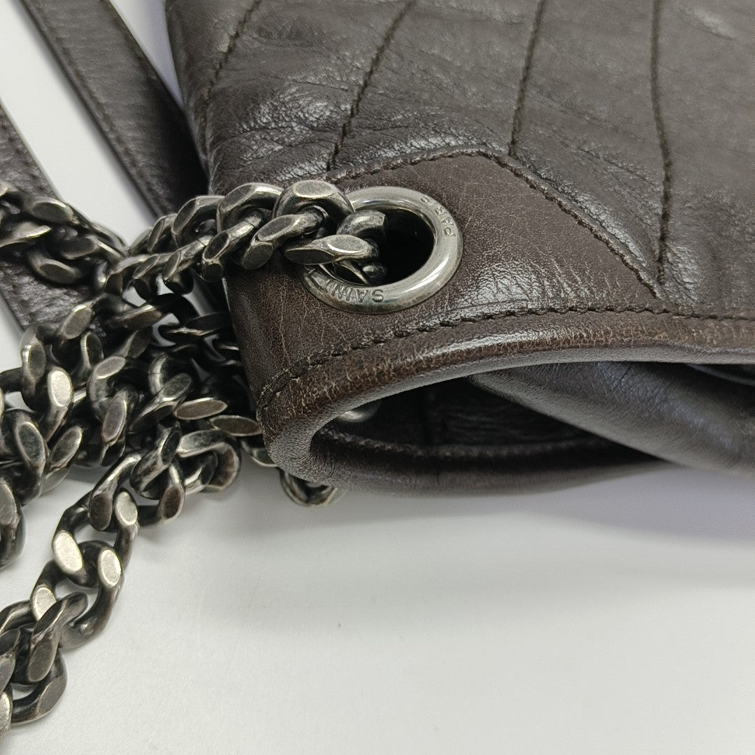 NIKI Medium Quilted Calfskin Brown
