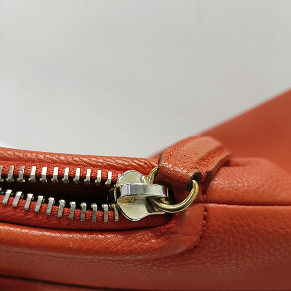 Calfskin Shoulder Bag Orange