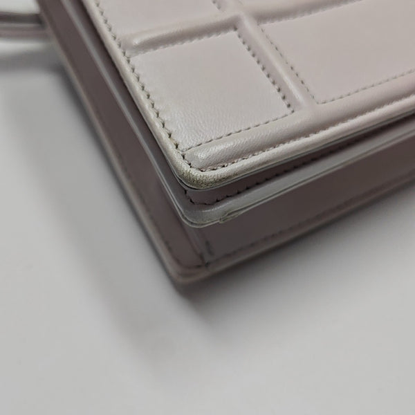 Diorama Medium Cannage Calfskin Pink