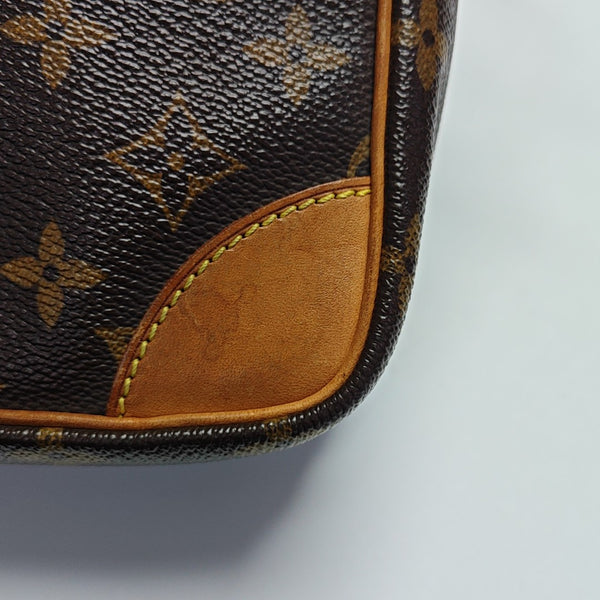 AMAZON Monogram Coated Canvas Brown