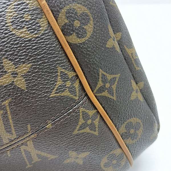 TOTALLY MM Monogram Coated Canvas Brown