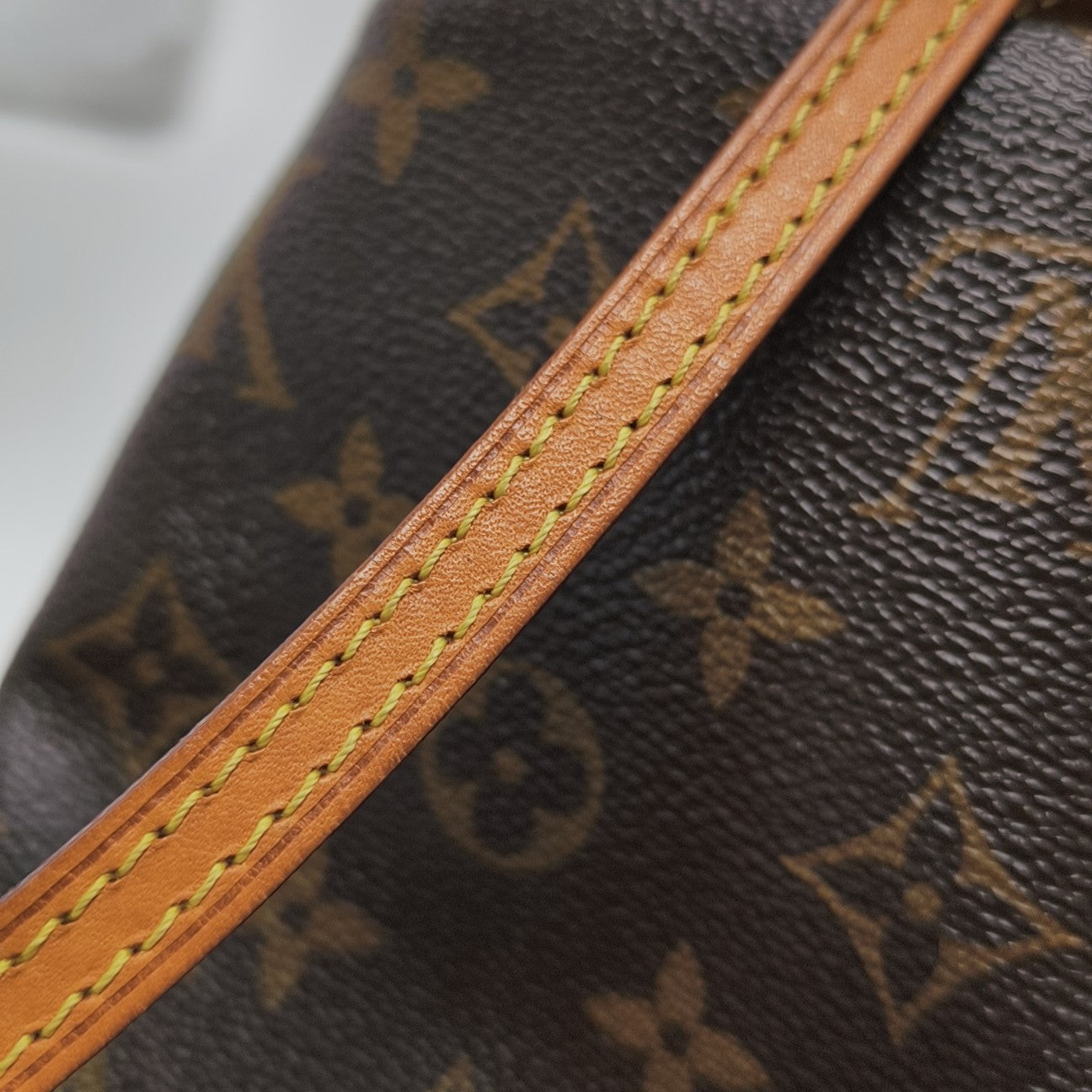 NÉONOÉ Nano Monogram Coated Canvas Brown