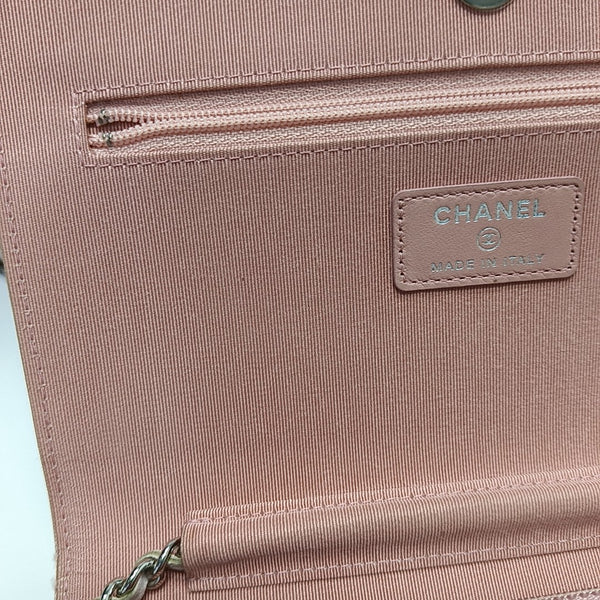WOC Quilted Calfskin Pink