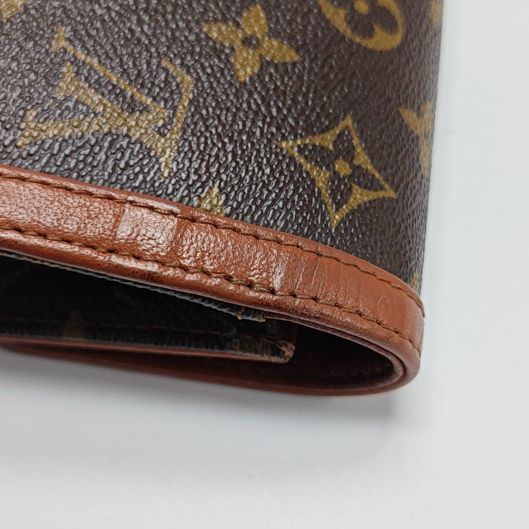 DAME GM Monogram Coated Canvas Brown