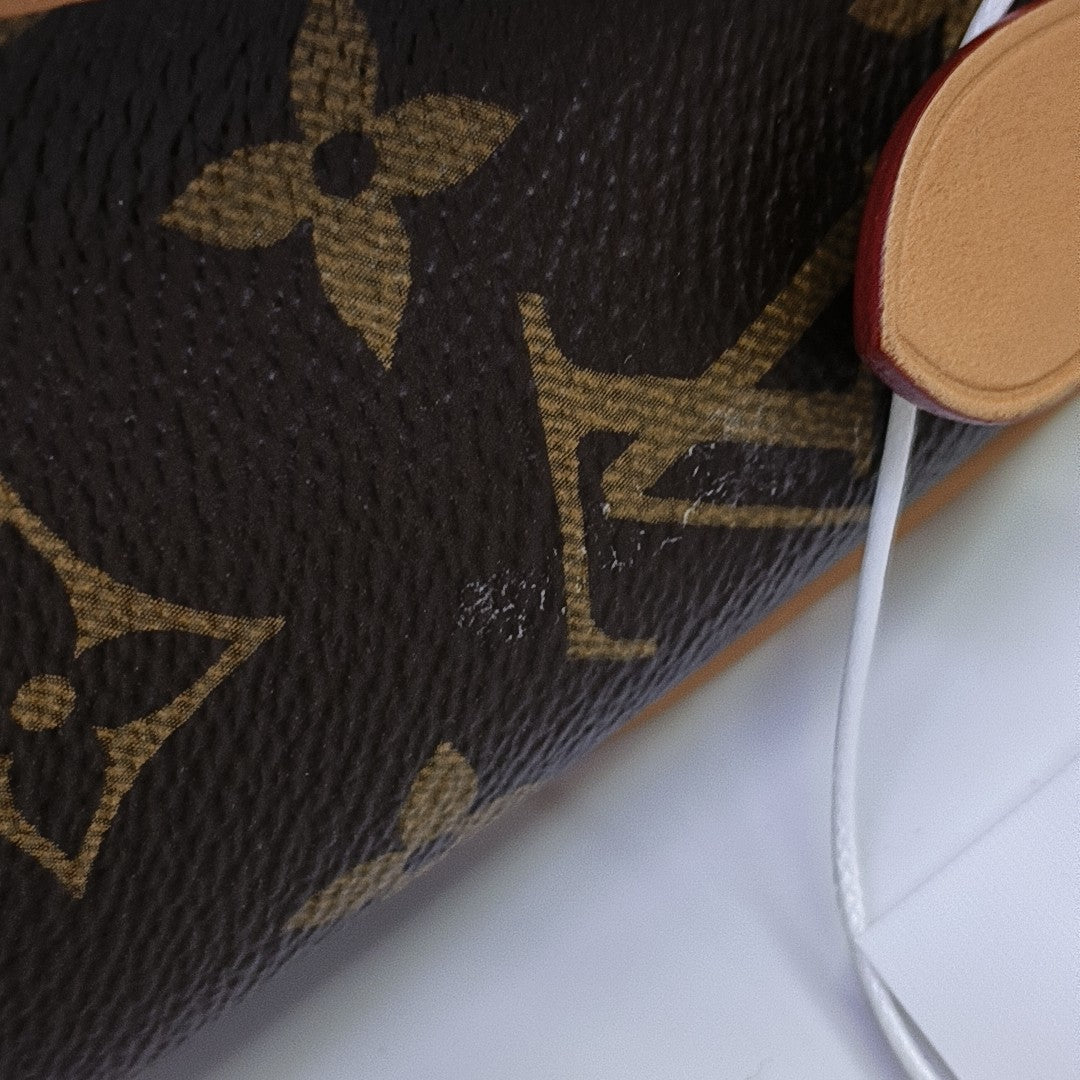 DIANE Monogram Coated Canvas Brown
