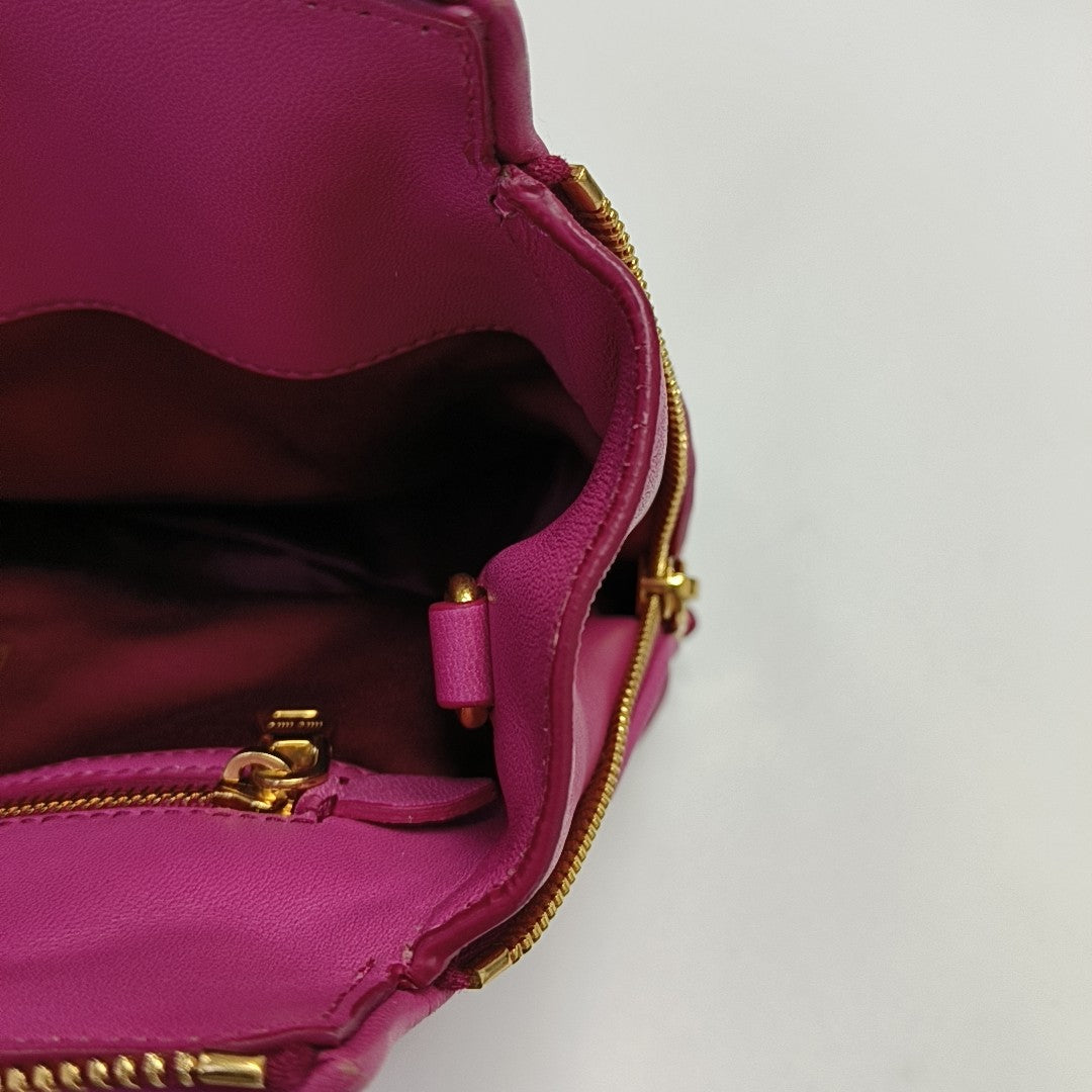 Avenue Quilted Lambskin Red