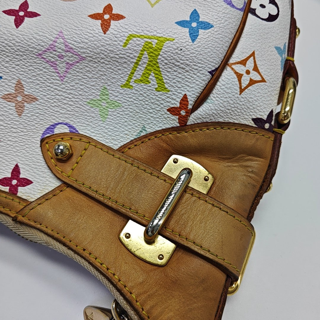 LV × TM GRETA Monogram Coated Canvas White