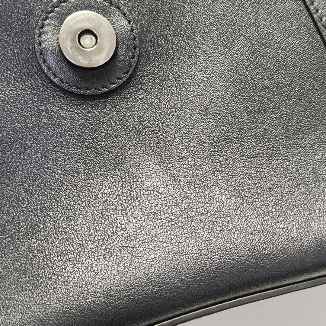 Downtown Small Quilted Calfskin Black