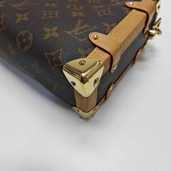 SIDE TRUNK MM Monogram Coated Canvas Brown