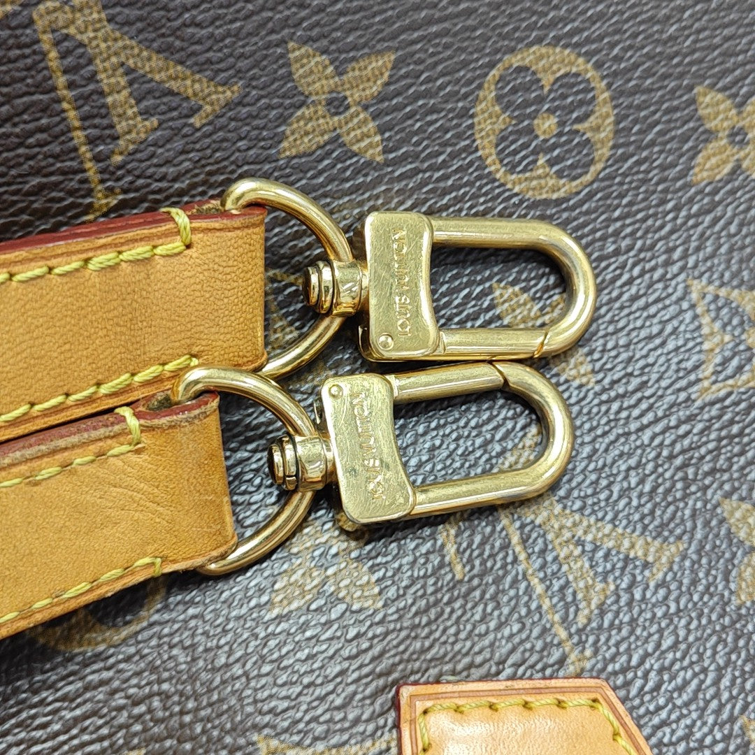 RETIRO NM Monogram Coated Canvas Brown