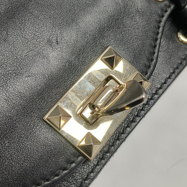 Calfskin Shoulder Bag Black