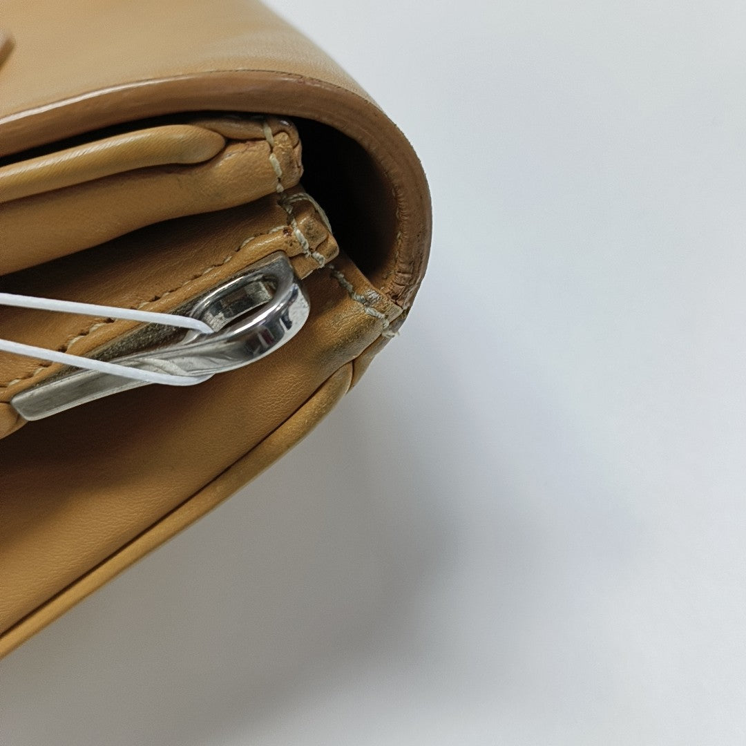 Calfskin Shoulder Bag Yellow