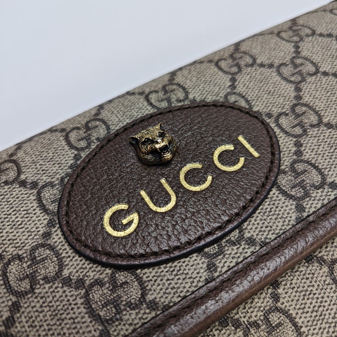 Neo Vintage Monogram Coated Canvas Beige