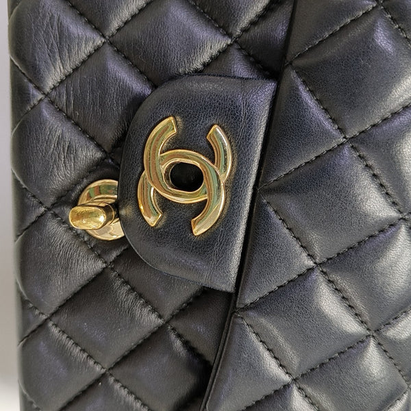 CLASSIC FLAP Mini Quilted Lambskin Black